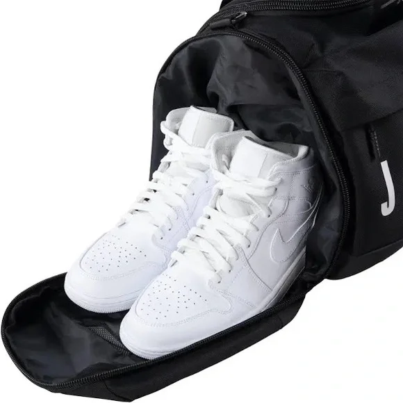 Jordan Black and Red Duffel Bag - Picture 5 of 14